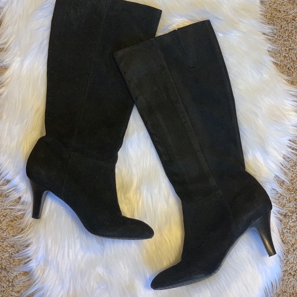 Banana Republic Black Suede boots